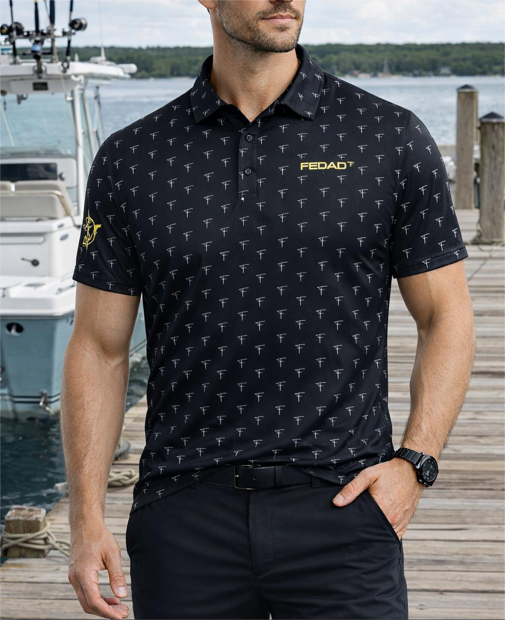 PREMIER POLO SIGNATURE BLACK