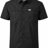 PERFORMANCE BUTTON UP - BLACK