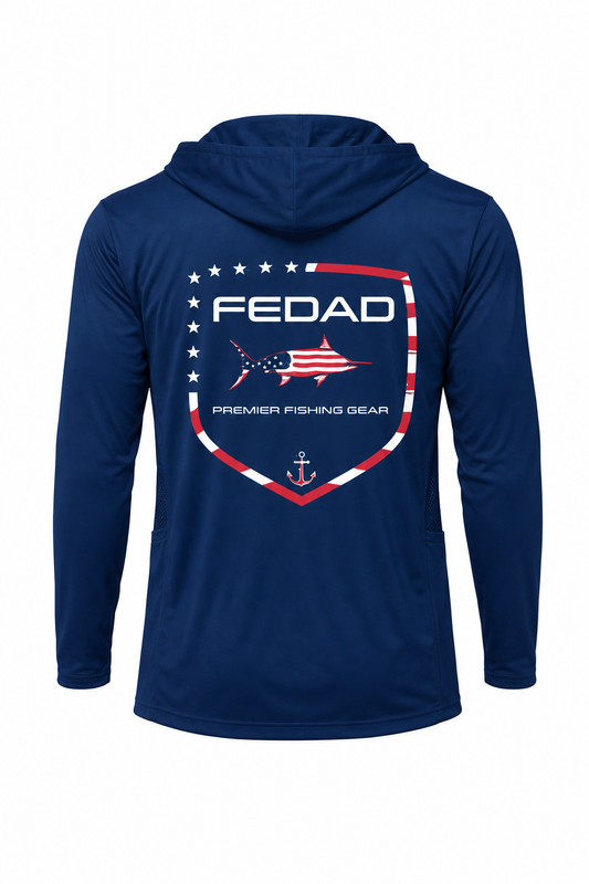 OFFSHORE PATRIOT HOODIE NAVY