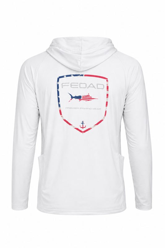 OFFSHORE PATRIOT HOODIE WHITE