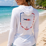 OFFSHORE PATRIOT HOODIE WHITE