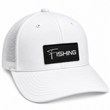 WHITE FISHING SNAPBACK