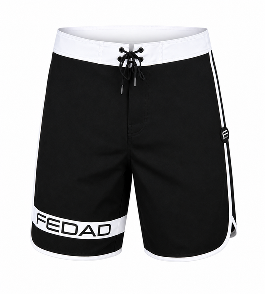 PREMIER BLACK BOARDSHORTS