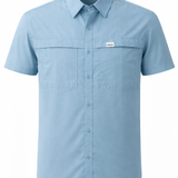 PERFORMANCE BUTTON UP - CAROLINA BLUE