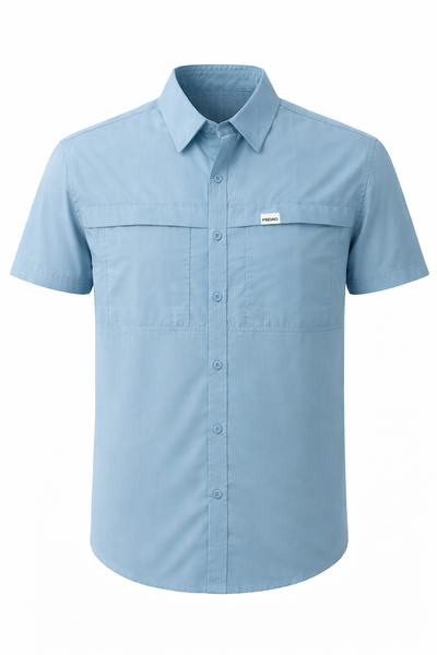 PERFORMANCE BUTTON UP - CAROLINA BLUE
