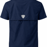 PERFORMANCE BUTTON UP- NAVY BLUE